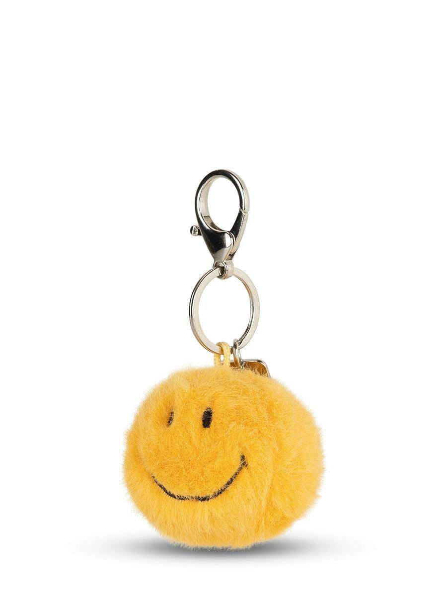 Smiley Keychain ECO Fuzzy Yellow - 2