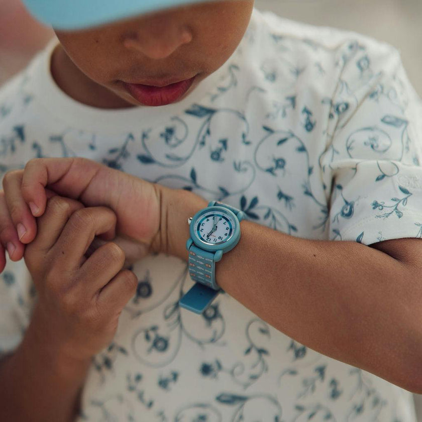 Classic Watch | Silicone + Stainless Steel | Go Fish