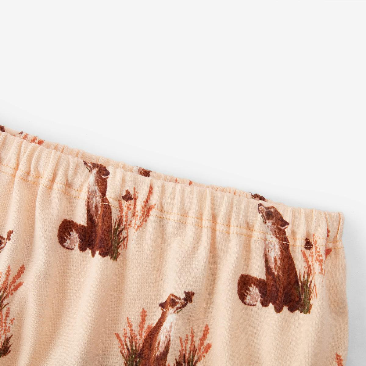 Floral Organic Cotton Dress & Bloomer Set
