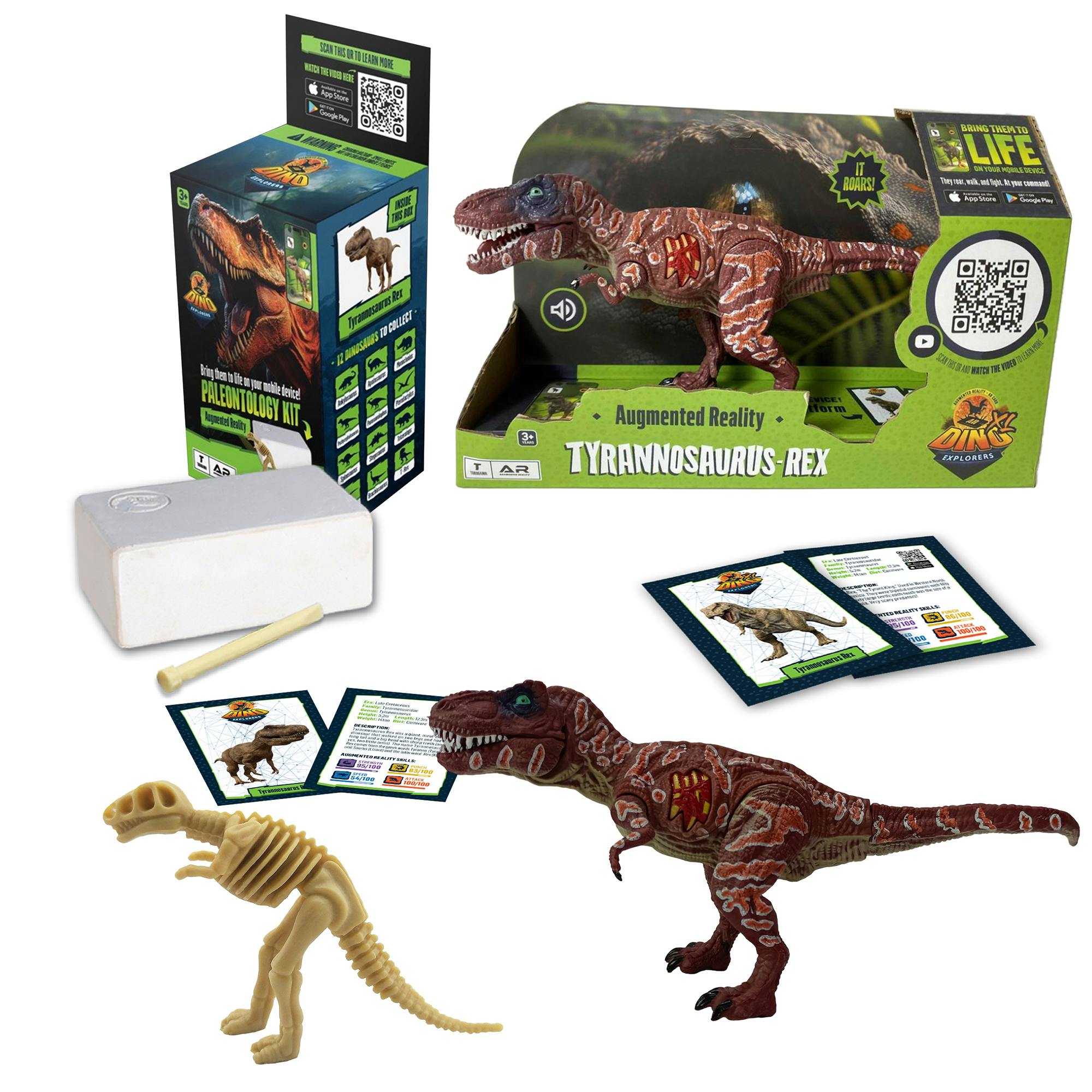 AR Dino Explorer Combo: T-Rex - XL & Brick