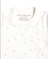 Stars Print Long Sleeve Bodysuit | 100% Peruvian Pima Cotton