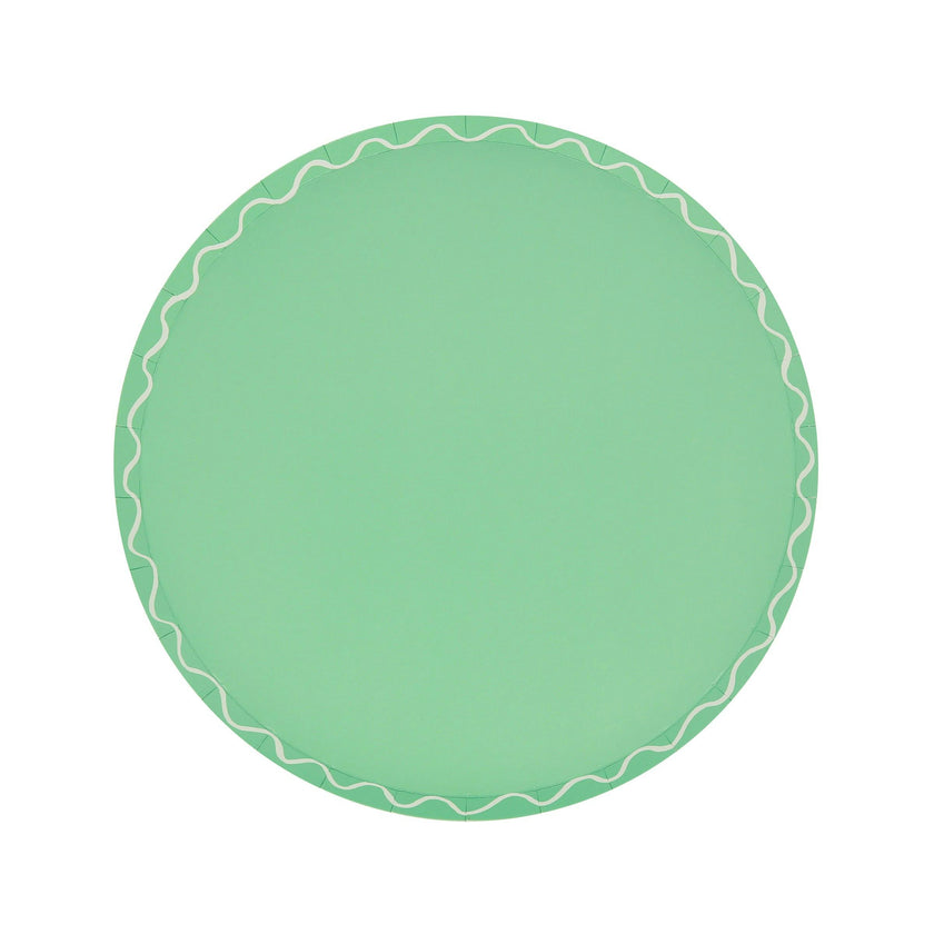 Mixed Wavy Line Side Plates