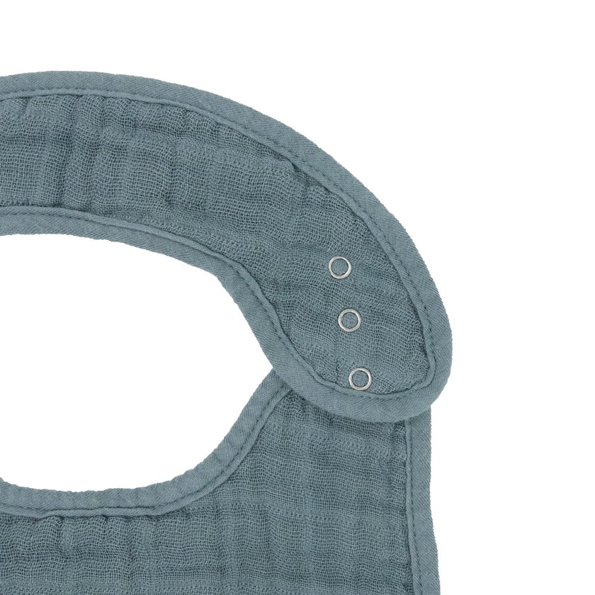Cotton Muslin Classic Bib 3 Pack - Georgia Peach