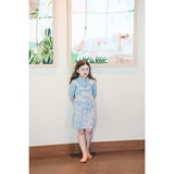 Tiered Flower 3/4 Sleeve Dress