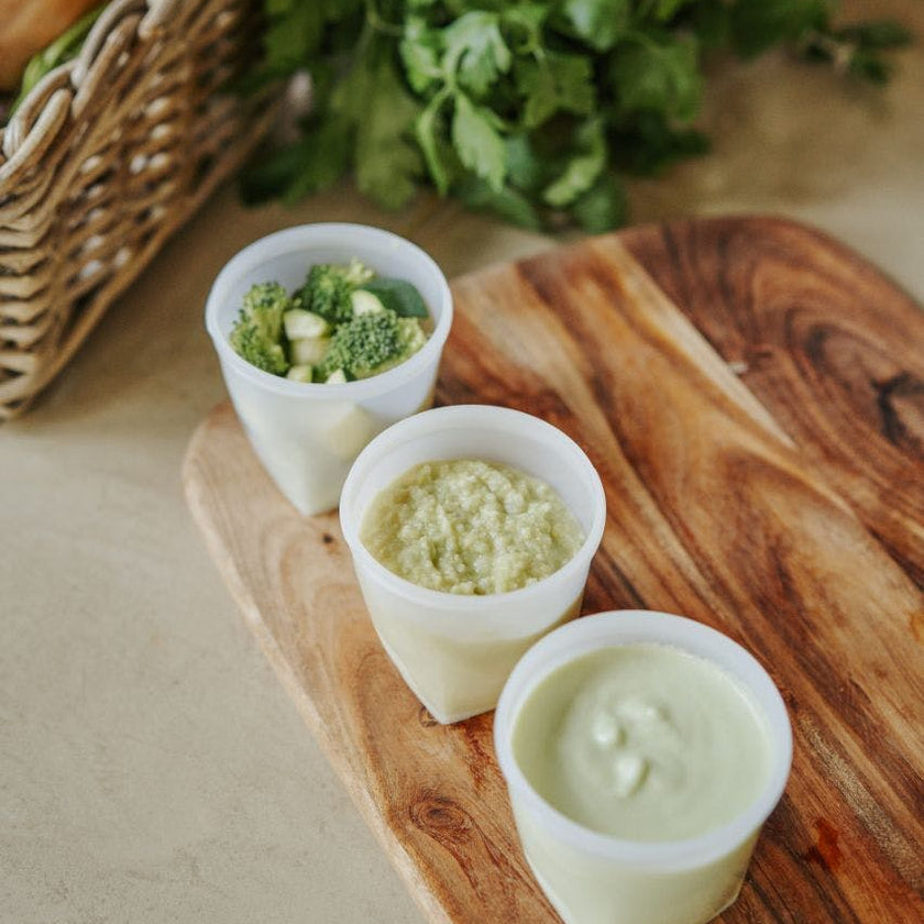 Biosourced Baby Food Storage Jars | Plant-Based, BPA-Free