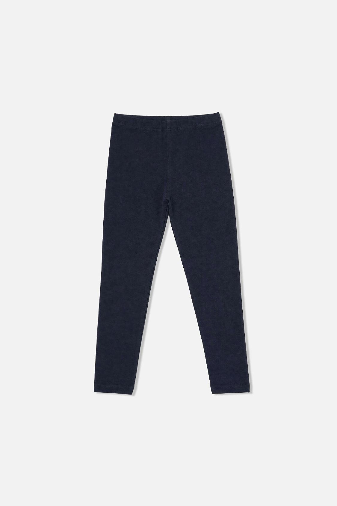 Rib Leggings Dark Blue