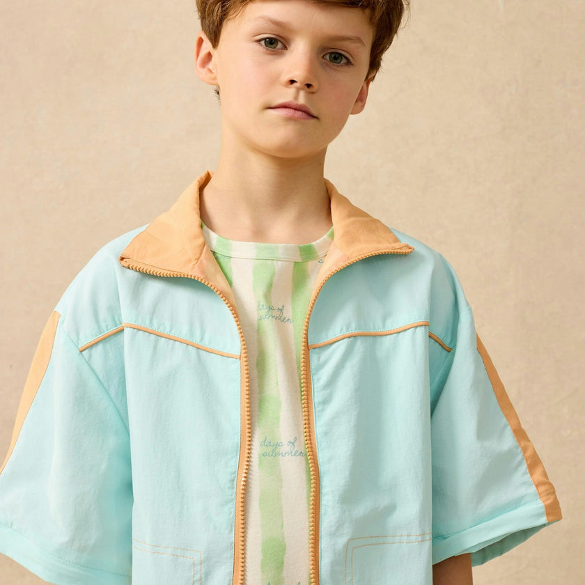 Zipper Windbreaker in Cotton Candy