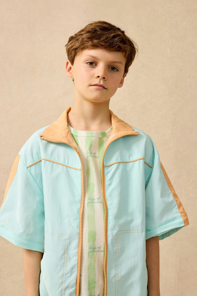 Zipper Windbreaker in Cotton Candy