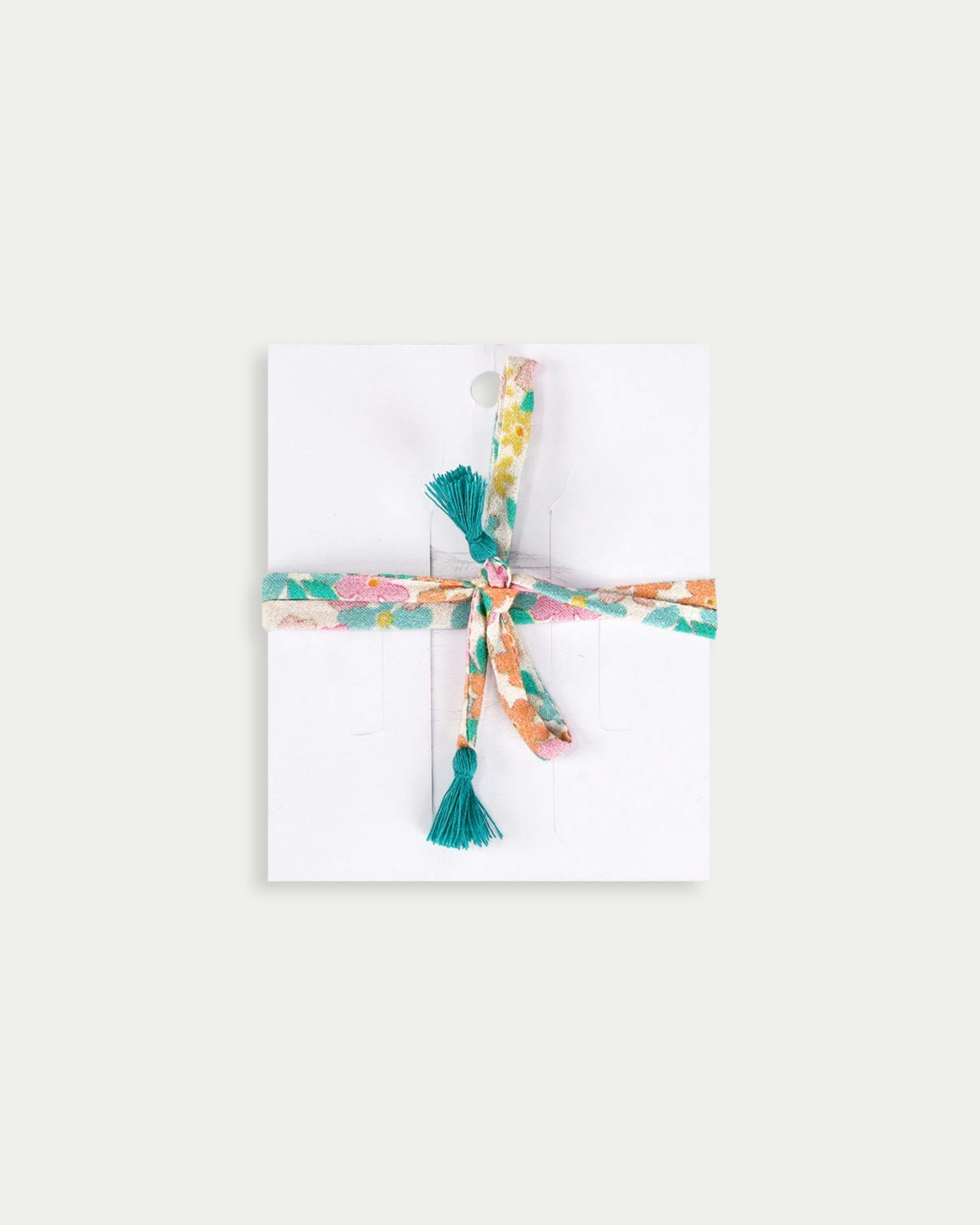 Charm Bracelet - Emma Floral Mint