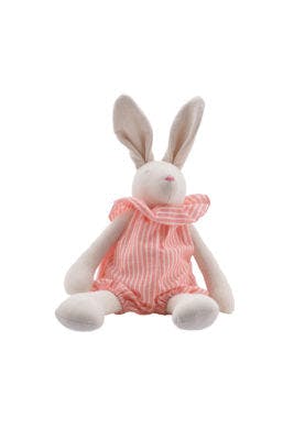 Josephine the Rabbit | Red Stripes Print