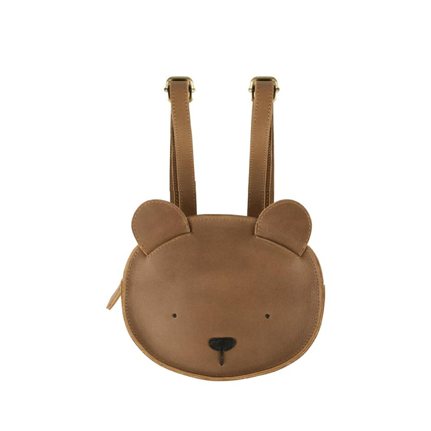 Kapi Classic Backpack | Bear | Cognac Classic Leather