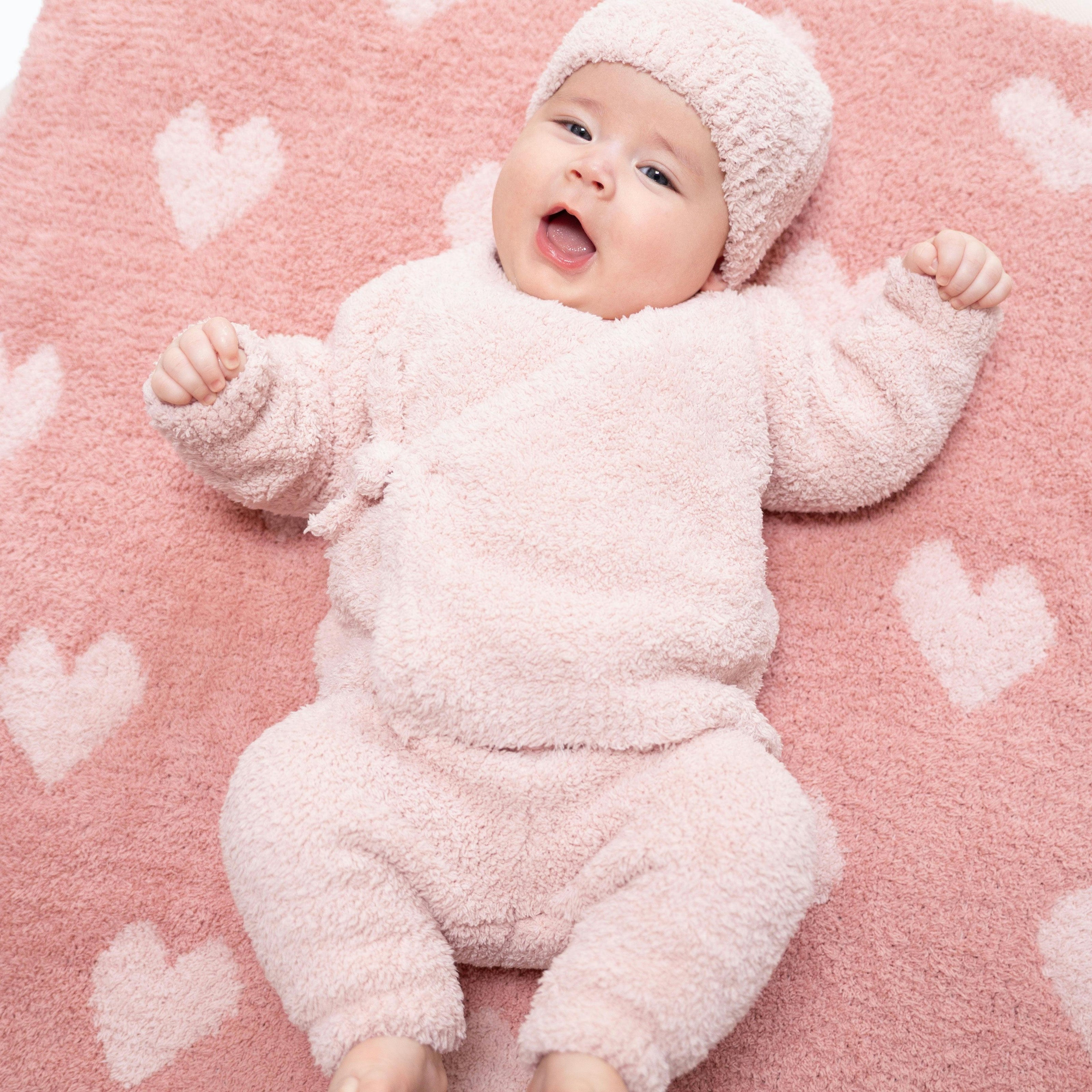 Chenille - Blush Kimono Take Me Home 3 Piece Set