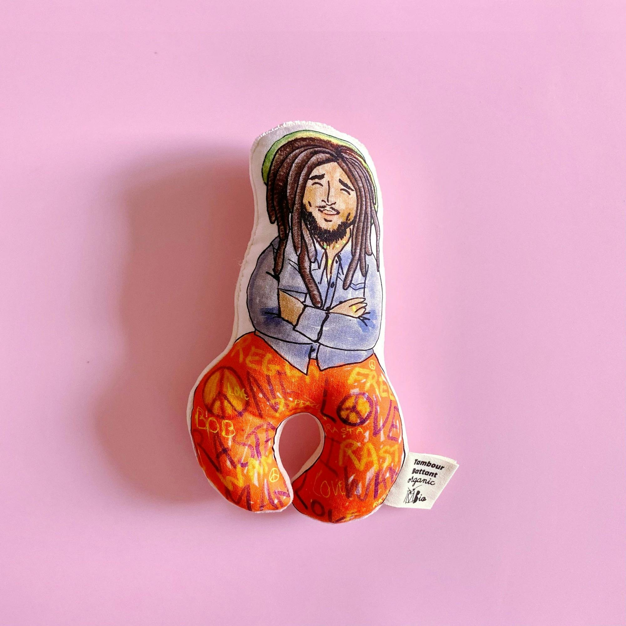 TAMBOUR BATTANT Rasta Man Rattle