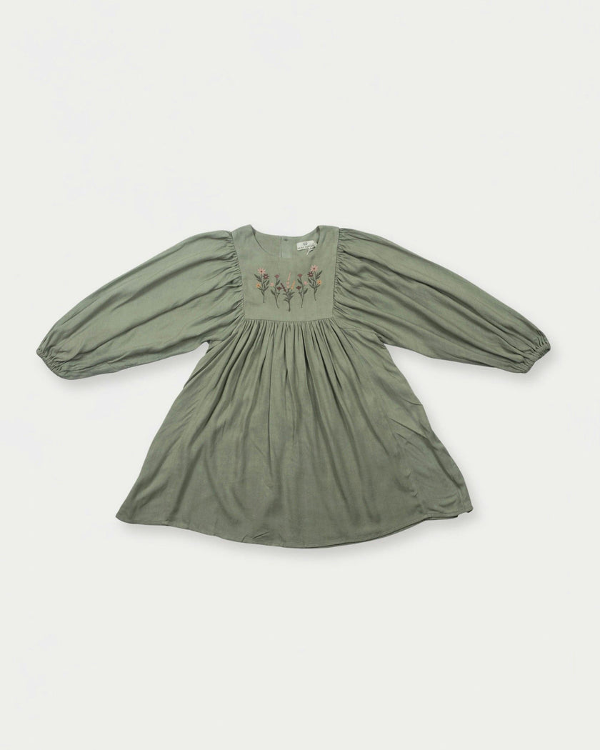 Belle Dress - Sage Green