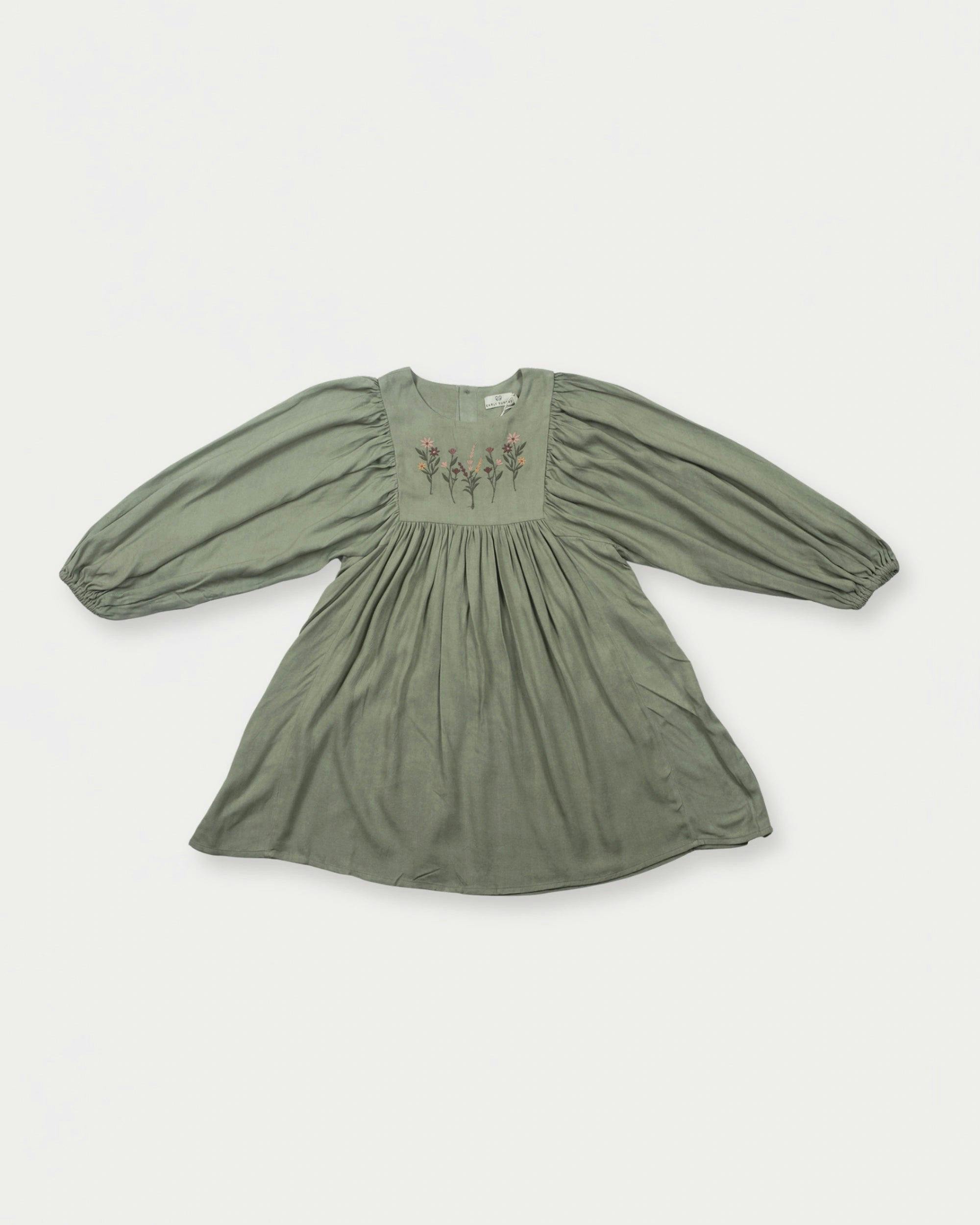 Belle Dress - Sage Green