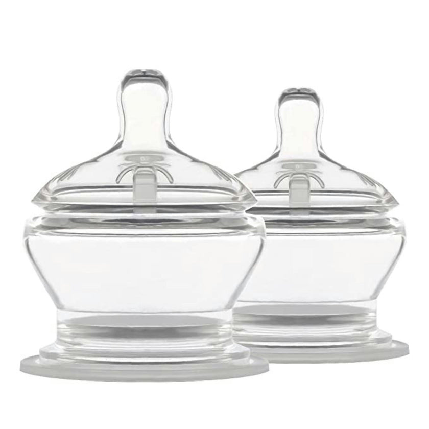 PopYum Stage 1 Slow Flow Nipple, 2-Pack