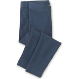 Pointelle Knit Stretch Leggings, Grey