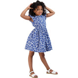 Juniper Button Front Dress, Blue