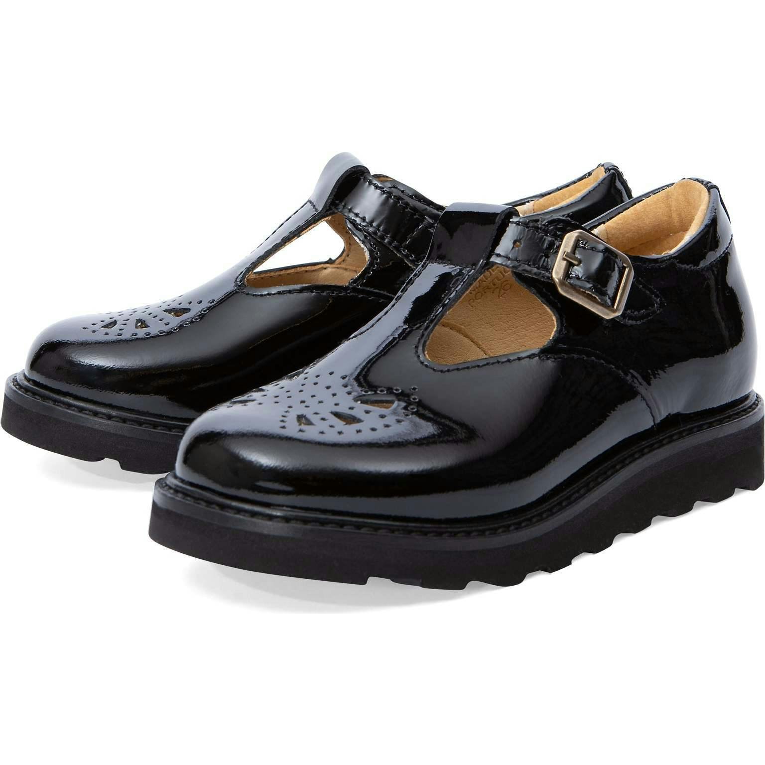 Rosie T-Bar Back to School Shoe, Black