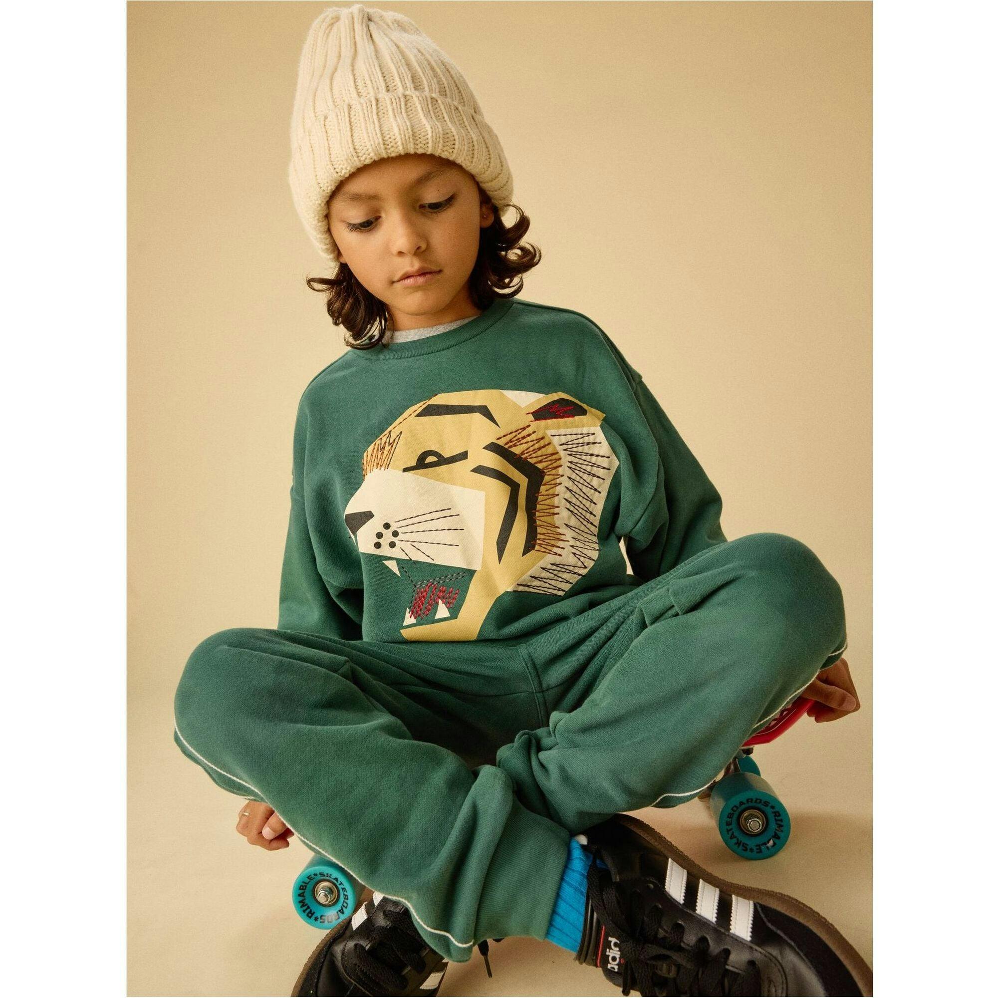 Embroidered Popover, Green