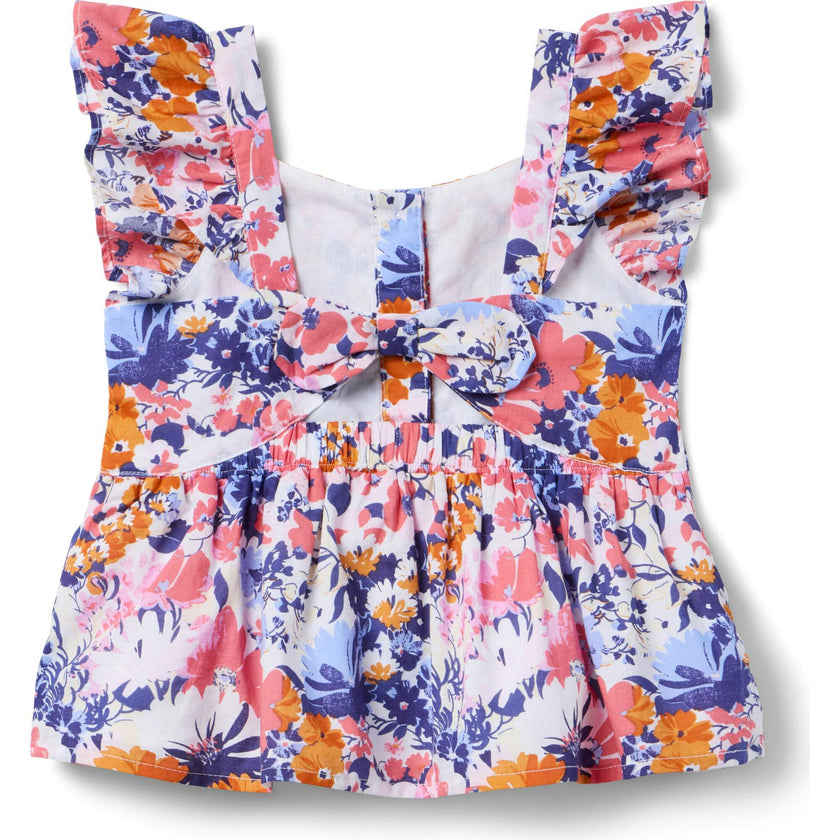 Floral Peplum Top