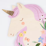 Meadow Unicorns Shaped Napkins