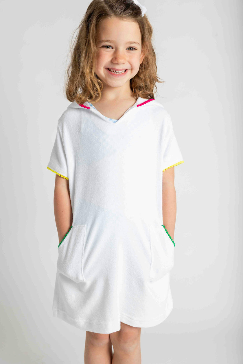 Terry Coverup With Pom Poms