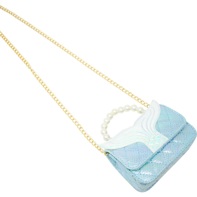 Mermaid Tail Pearl Handle Bag