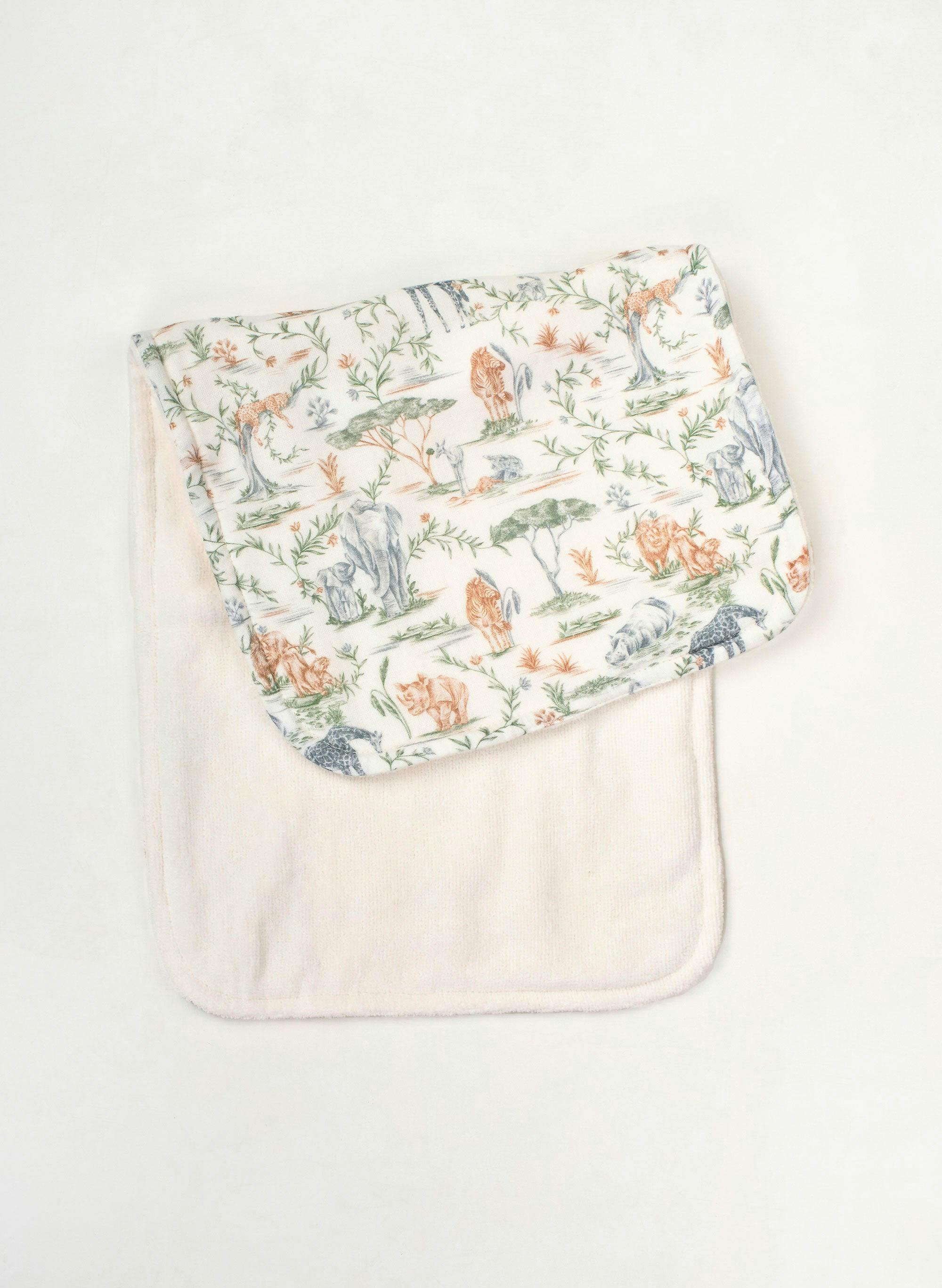 Baby Burp Cloth - Sweet Savanna