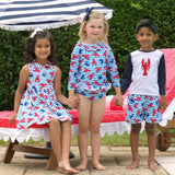 Lobster Rash Guard Top
