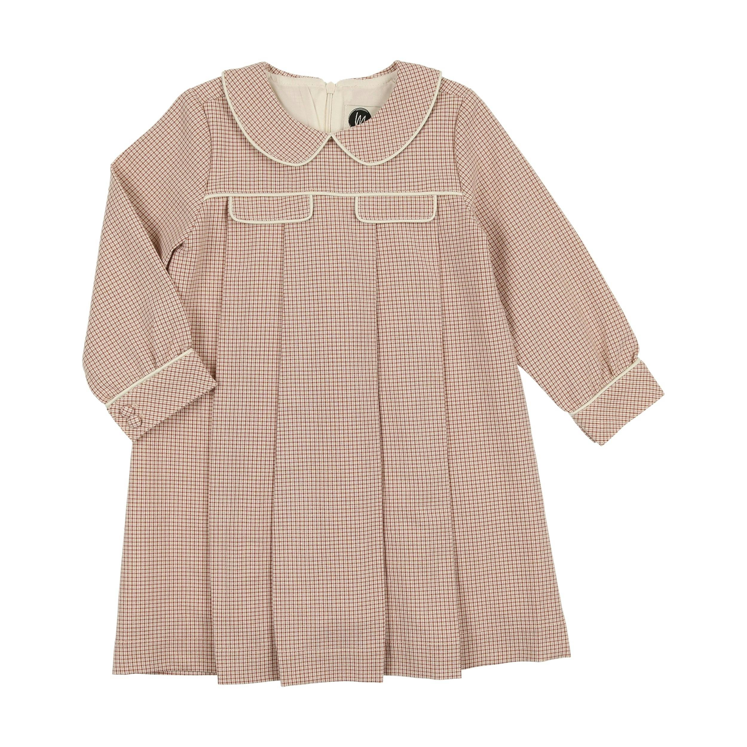 Lurex Check Dress