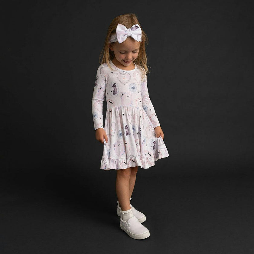 Posh Spooks Ruffled Twirl Dress