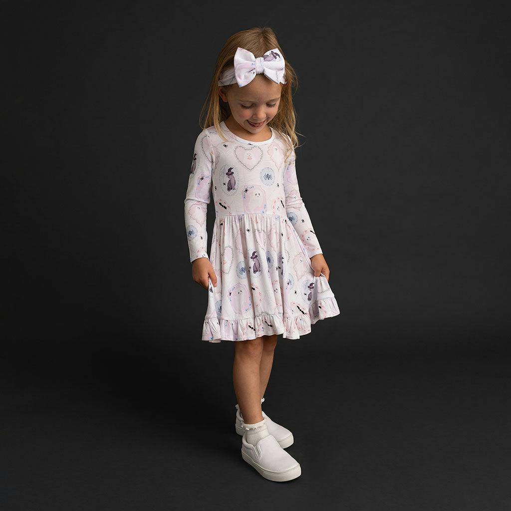 Posh Spooks Ruffled Twirl Dress
