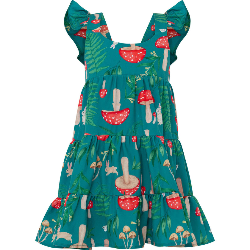 BOSQUE DE HONGOS VERDE - CORISSIA DRESS