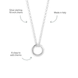 Liam Circle Clasp Necklace