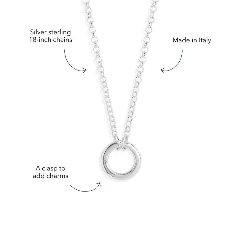 Liam Circle Clasp Necklace