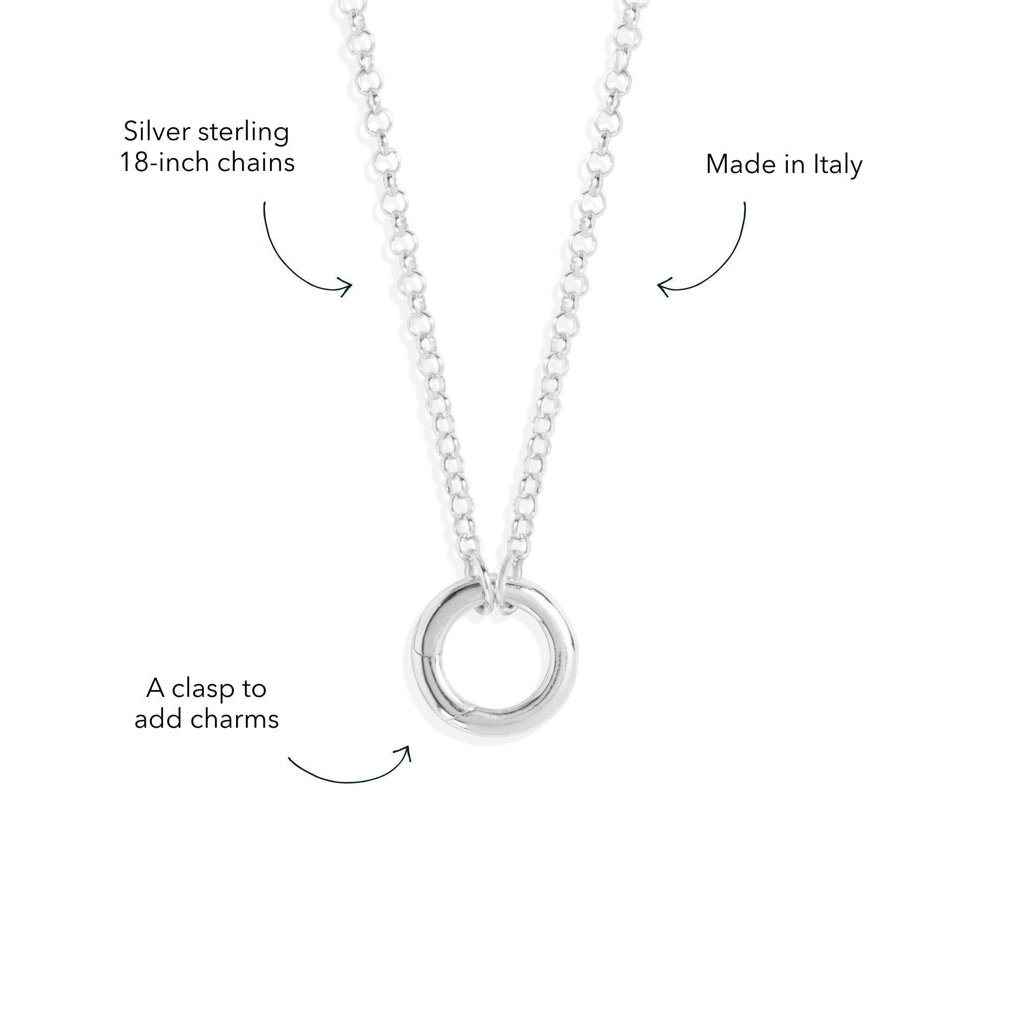 Liam Circle Clasp Necklace