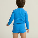 unisex deep sea blue terry rashguard