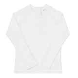 unisex crane white rashguard