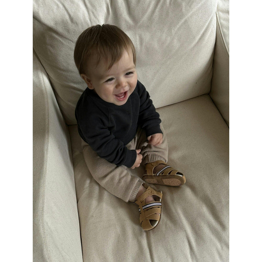 Stuart Suntan Canvas Sandal