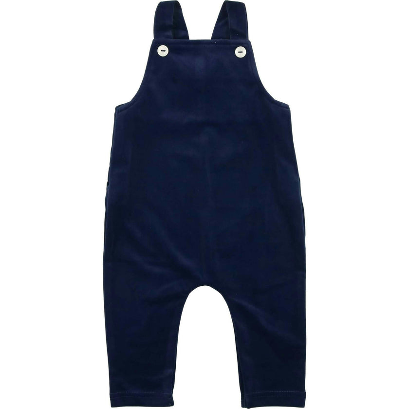Velvet Butter Shoulder Strap Overalls