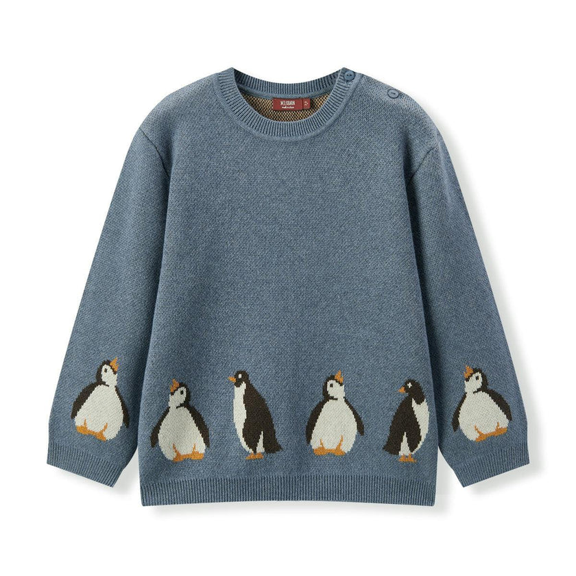 Family Knitted Birdseye Jacquard Sweater