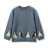 Family Knitted Birdseye Jacquard Sweater