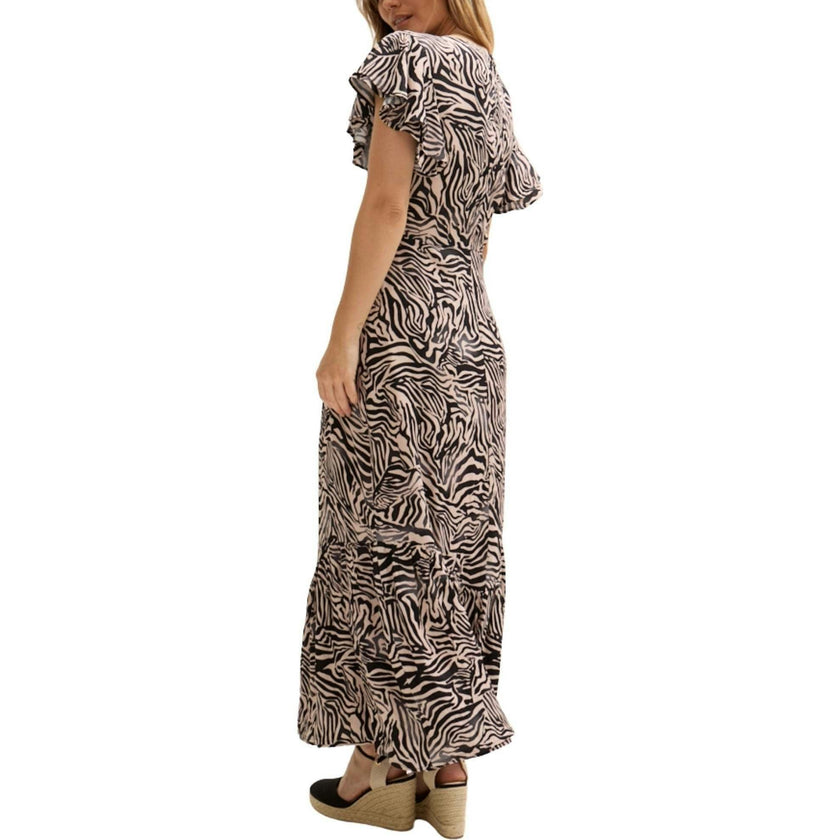 Zelda Tiered Print Maxi Dress