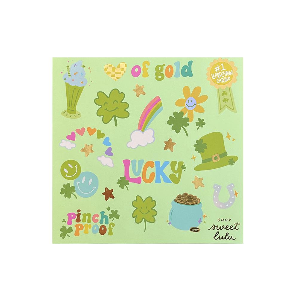 Happy Go Lucky Sticker Set