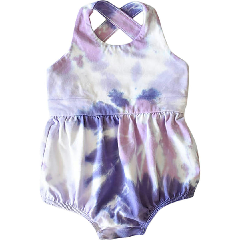 Cross Back Bubble Romper