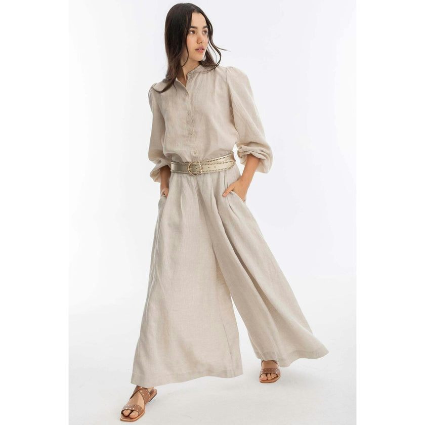 Sabi Linen Pants - Black