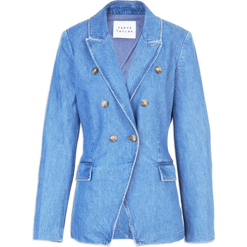 Women's Michelle Denim Blazer, Blue