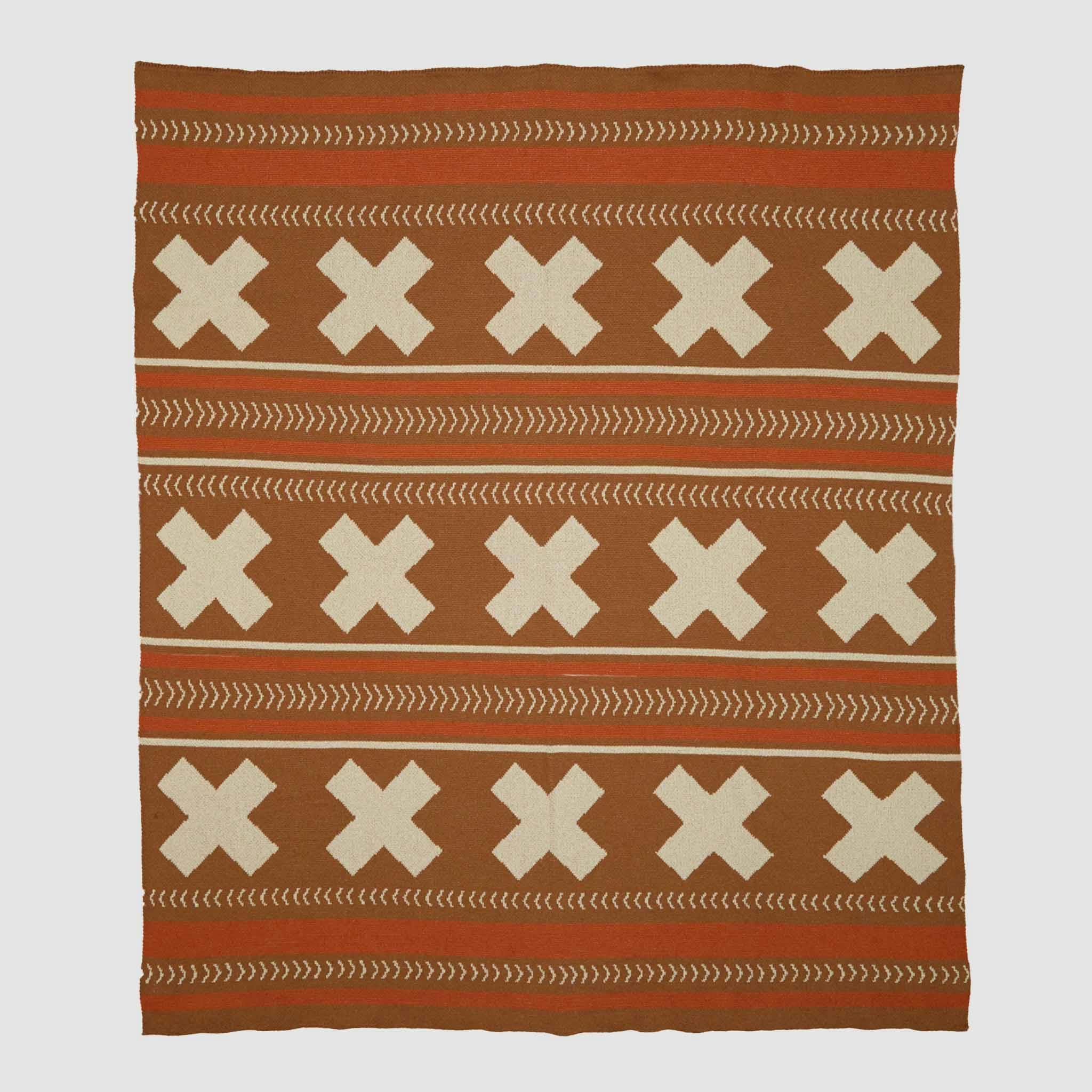 Cotton Sustainable Knit Throw Blanket | Mesa