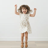 Organic Flutter Dress - Meadow